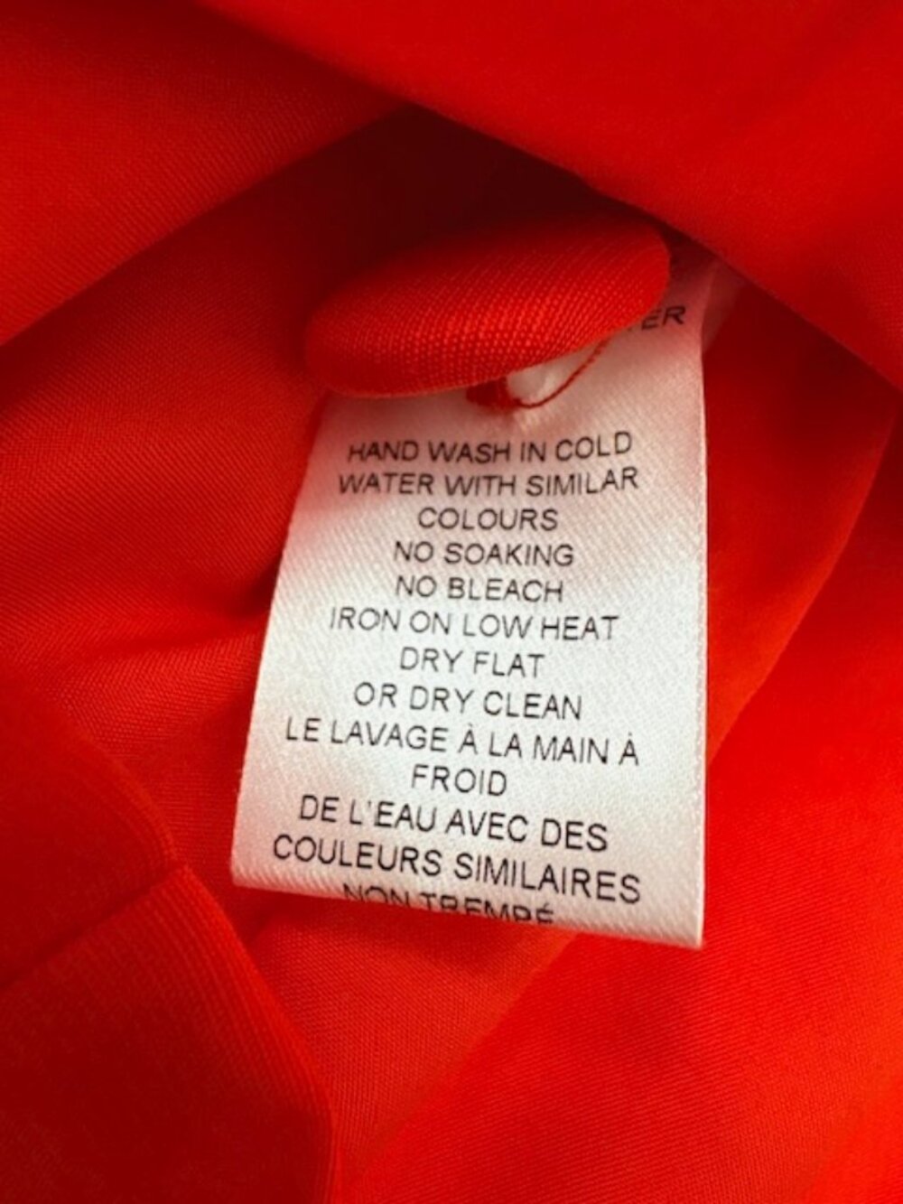 CIEBON Womens XL Shorts Lined Red Coral Smocked Elastic Waist Pleats NWT - Picture 6 of 8